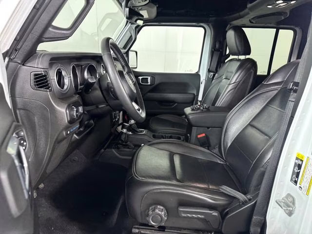 2023 Bright White Clearcoat Jeep Wrangler Sahara 4xe 4X4 SUV