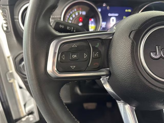 2023 Bright White Clearcoat Jeep Wrangler Sahara 4xe 4X4 SUV