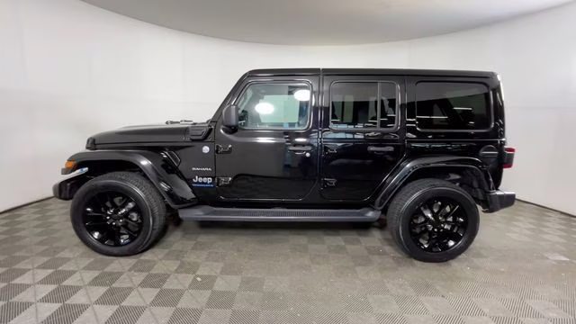 2023 Black Clearcoat Jeep Wrangler Sahara 4xe 4X4 SUV