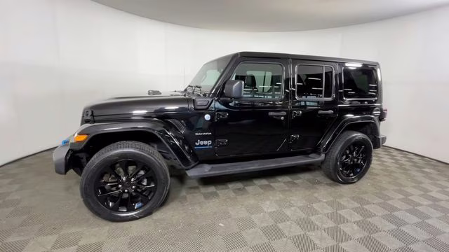 2023 Black Clearcoat Jeep Wrangler Sahara 4xe 4X4 SUV