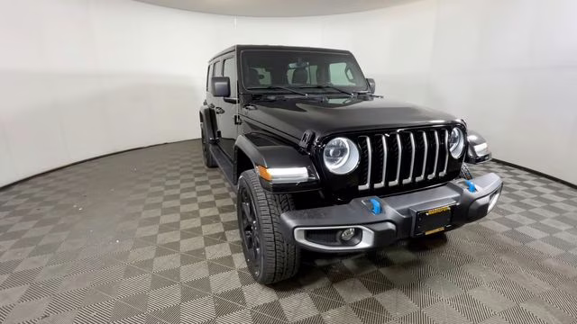 2023 Black Clearcoat Jeep Wrangler Sahara 4xe 4X4 SUV
