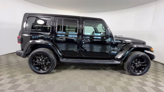 2023 Black Clearcoat Jeep Wrangler Sahara 4xe 4X4 SUV