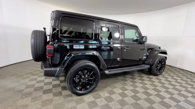 2023 Black Clearcoat Jeep Wrangler Sahara 4xe 4X4 SUV