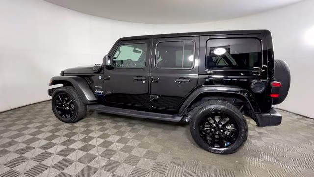 2023 Black Clearcoat Jeep Wrangler Sahara 4xe 4X4 SUV