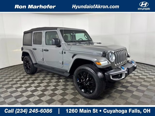 2023 Sting-Gray Clearcoat Jeep Wrangler Sahara 4xe 4X4 SUV