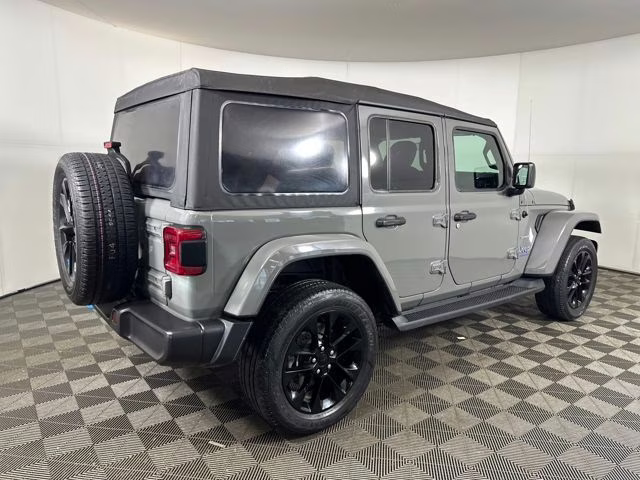 2023 Sting-Gray Clearcoat Jeep Wrangler Sahara 4xe 4X4 SUV