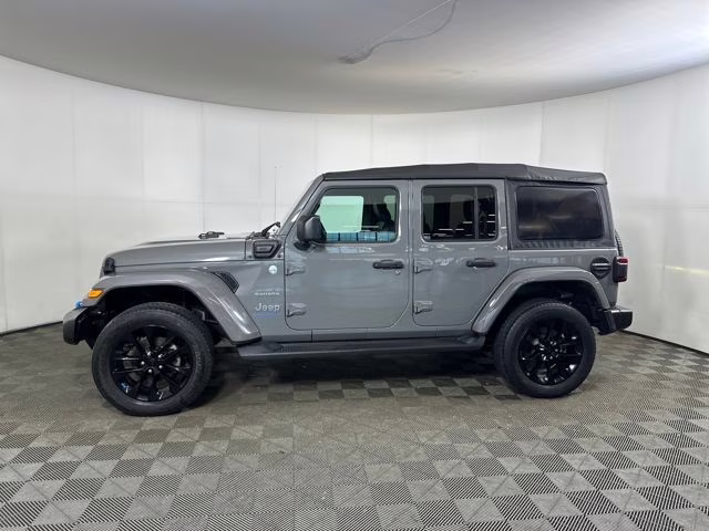 2023 Sting-Gray Clearcoat Jeep Wrangler Sahara 4xe 4X4 SUV