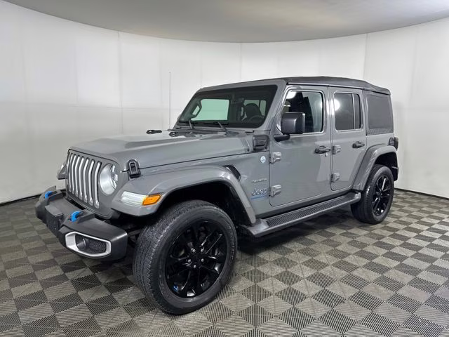 2023 Sting-Gray Clearcoat Jeep Wrangler Sahara 4xe 4X4 SUV