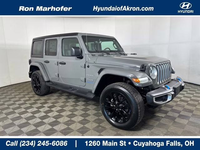 2023 Sting-Gray Clearcoat Jeep Wrangler Sahara 4xe 4X4 SUV