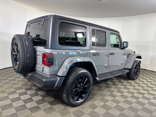 2023 Sting-Gray Clearcoat Jeep Wrangler Sahara 4xe 4X4 SUV