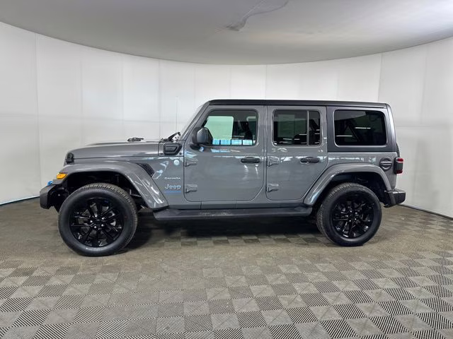 2023 Sting-Gray Clearcoat Jeep Wrangler Sahara 4xe 4X4 SUV