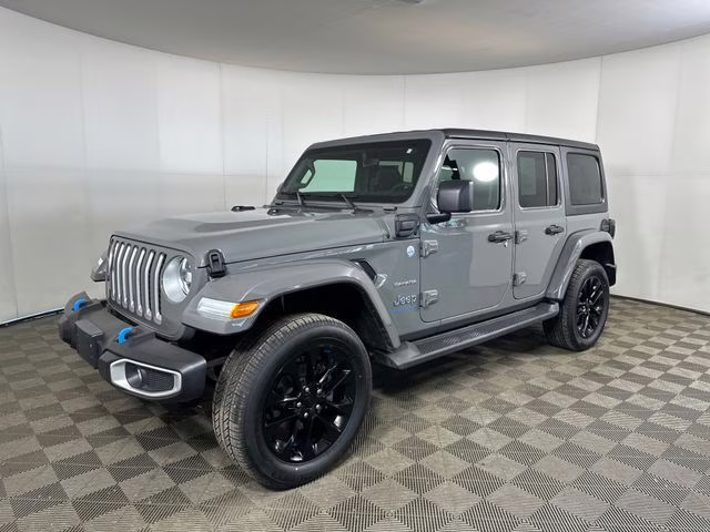 2023 Sting-Gray Clearcoat Jeep Wrangler Sahara 4xe 4X4 SUV