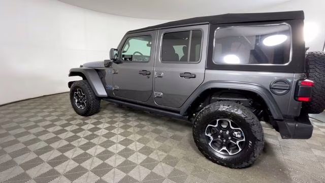 2023 Granite Crystal Metallic Clearcoat Jeep Wrangler Rubicon 4xe 4X4 SUV
