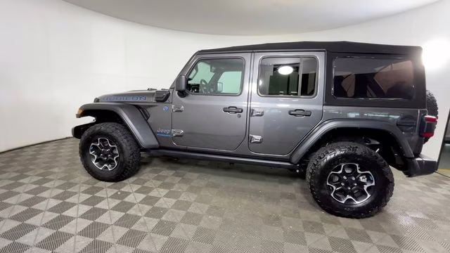 2023 Granite Crystal Metallic Clearcoat Jeep Wrangler Rubicon 4xe 4X4 SUV