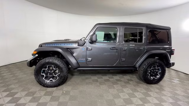 2023 Granite Crystal Metallic Clearcoat Jeep Wrangler Rubicon 4xe 4X4 SUV