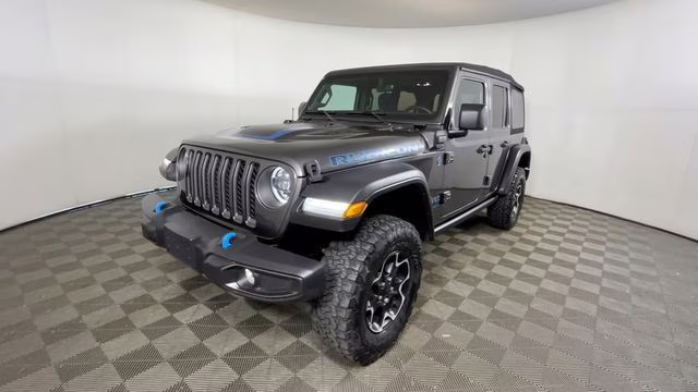 2023 Granite Crystal Metallic Clearcoat Jeep Wrangler Rubicon 4xe 4X4 SUV