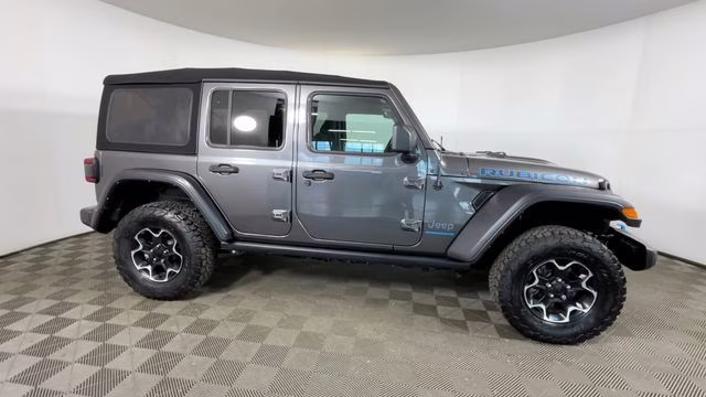 2023 Granite Crystal Metallic Clearcoat Jeep Wrangler Rubicon 4xe 4X4 SUV