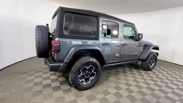 2023 Granite Crystal Metallic Clearcoat Jeep Wrangler Rubicon 4xe 4X4 SUV