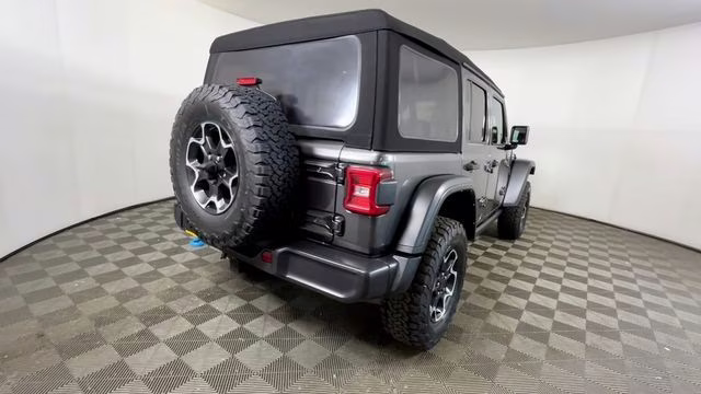 2023 Granite Crystal Metallic Clearcoat Jeep Wrangler Rubicon 4xe 4X4 SUV