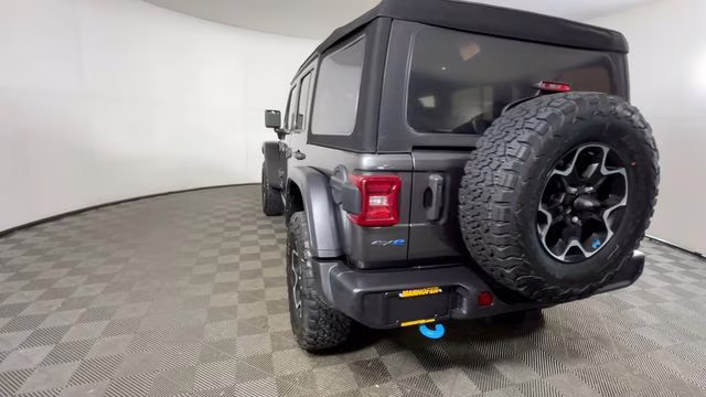 2023 Granite Crystal Metallic Clearcoat Jeep Wrangler Rubicon 4xe 4X4 SUV