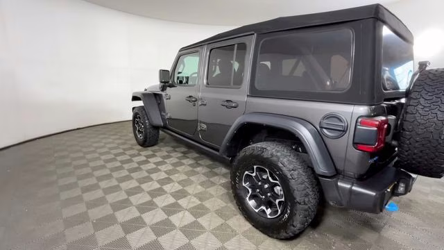 2023 Granite Crystal Metallic Clearcoat Jeep Wrangler Rubicon 4xe 4X4 SUV