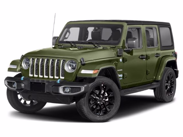 2023 Sarge Green Clearcoat Jeep Wrangler Rubicon 4xe 4X4 SUV