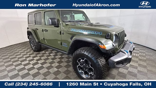 2023 Sarge Green Clearcoat Jeep Wrangler Rubicon 4xe 4X4 SUV