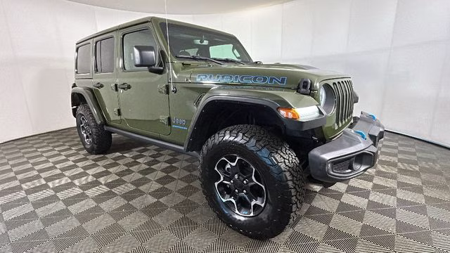 2023 Sarge Green Clearcoat Jeep Wrangler Rubicon 4xe 4X4 SUV