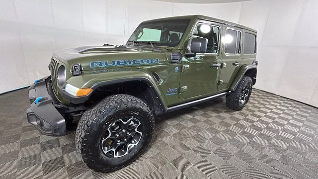 2023 Sarge Green Clearcoat Jeep Wrangler Rubicon 4xe 4X4 SUV