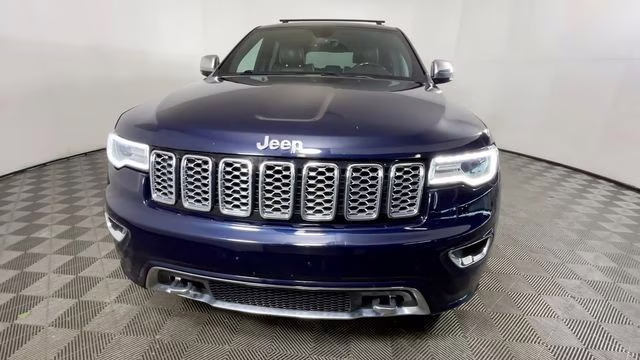2018 True Blue Pearlcoat Jeep Grand Cherokee Overland 4X4 SUV