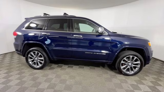 2018 True Blue Pearlcoat Jeep Grand Cherokee Overland 4X4 SUV