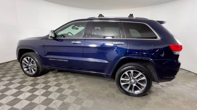 2018 True Blue Pearlcoat Jeep Grand Cherokee Overland 4X4 SUV