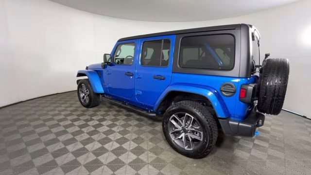 2024 Hydro Blue Pearl Coat Jeep Wrangler Sport S 4xe 4X4 SUV