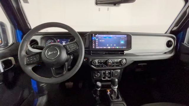 2024 Hydro Blue Pearl Coat Jeep Wrangler Sport S 4xe 4X4 SUV