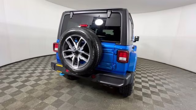 2024 Hydro Blue Pearl Coat Jeep Wrangler Sport S 4xe 4X4 SUV