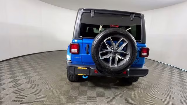 2024 Hydro Blue Pearl Coat Jeep Wrangler Sport S 4xe 4X4 SUV