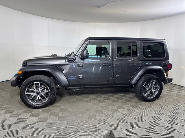 2024 Granite Crystal Metallic Clearcoat Jeep Wrangler Sport S 4xe 4X4 SUV
