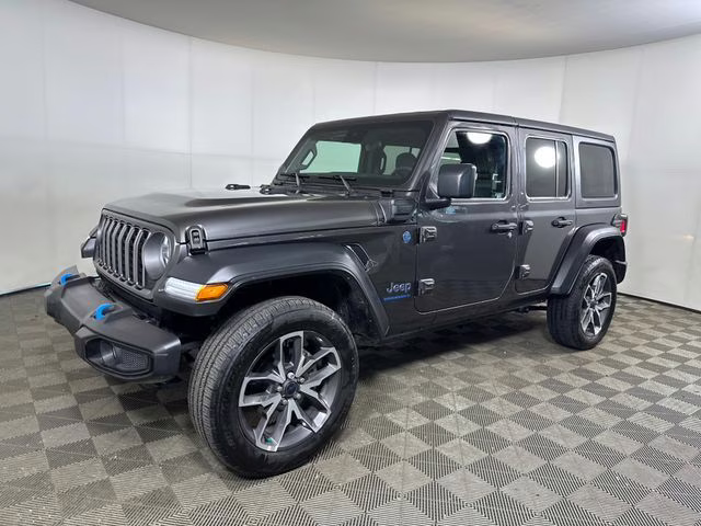 2024 Granite Crystal Metallic Clearcoat Jeep Wrangler Sport S 4xe 4X4 SUV