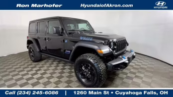 2024 Black Clearcoat Jeep Wrangler Willys 4xe 4X4 SUV