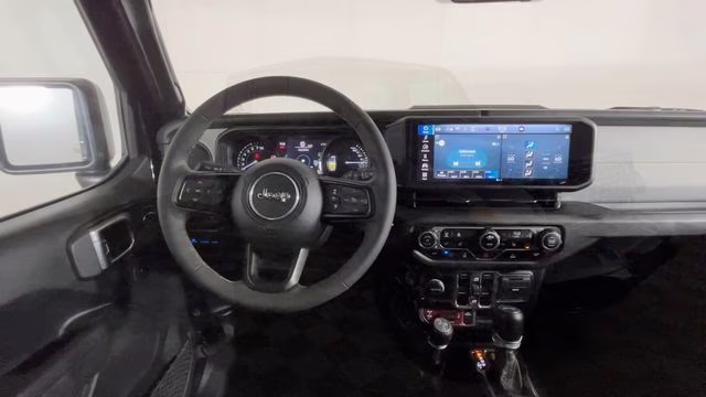2024 Black Clearcoat Jeep Wrangler Willys 4xe 4X4 SUV