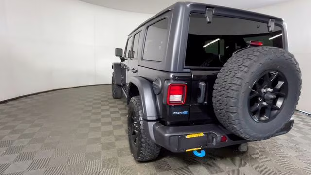 2024 Black Clearcoat Jeep Wrangler Willys 4xe 4X4 SUV