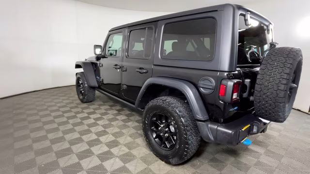 2024 Black Clearcoat Jeep Wrangler Willys 4xe 4X4 SUV