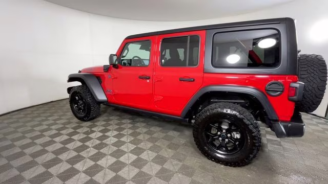 2024 Firecracker Red Clearcoat Jeep Wrangler Willys 4xe 4X4 SUV