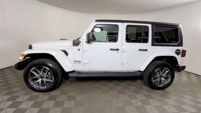 2024 Bright White Clearcoat Jeep Wrangler Sport S 4xe 4X4 SUV