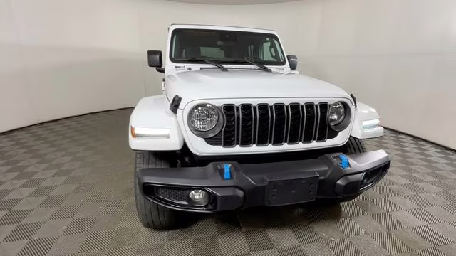 2024 Bright White Clearcoat Jeep Wrangler Sport S 4xe 4X4 SUV