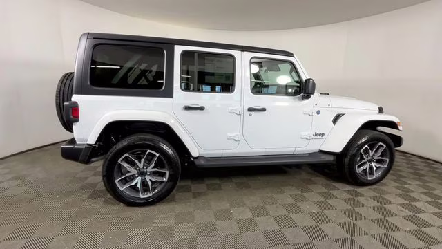 2024 Bright White Clearcoat Jeep Wrangler Sport S 4xe 4X4 SUV