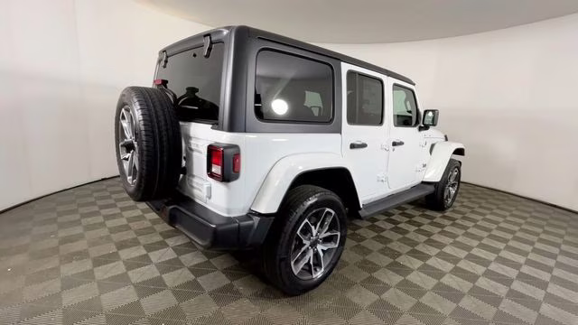 2024 Bright White Clearcoat Jeep Wrangler Sport S 4xe 4X4 SUV