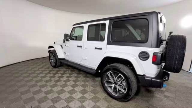 2024 Bright White Clearcoat Jeep Wrangler Sport S 4xe 4X4 SUV