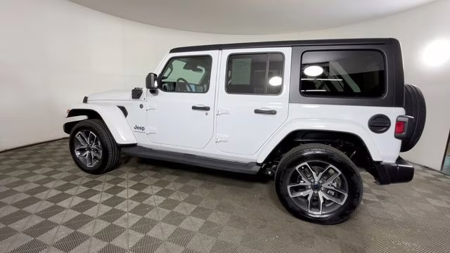 2024 Bright White Clearcoat Jeep Wrangler Sport S 4xe 4X4 SUV