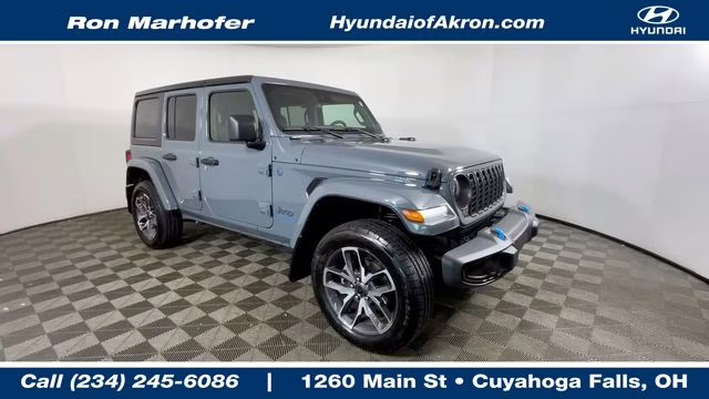 2024 Anvil Clear Coat Jeep Wrangler Sport S 4xe 4X4 SUV